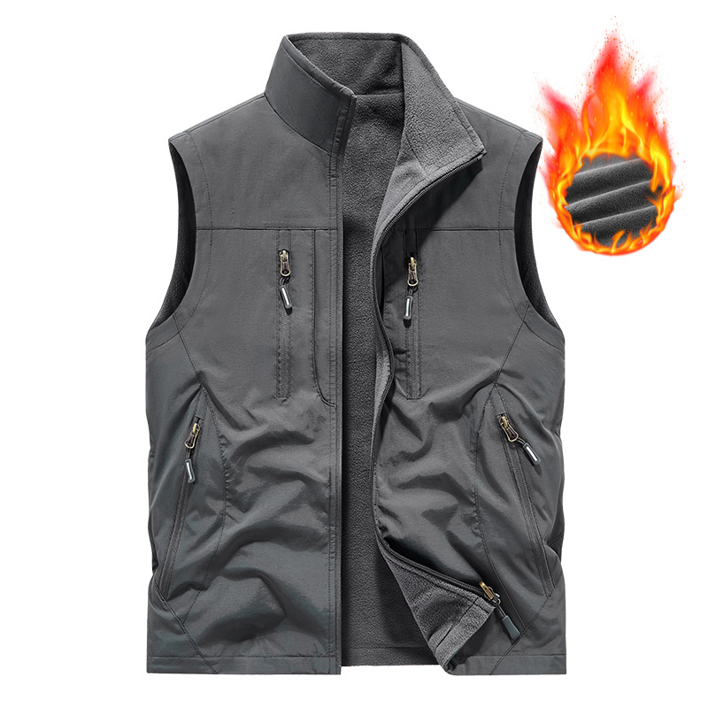 ⏰Limited Time Sale 50% OFF🔥🧥Men's Oversized Sleeveless Vest Jacket With Pockets