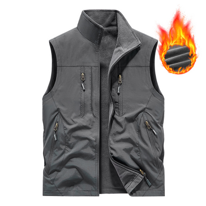 ⏰Limited Time Sale 50% OFF🔥🧥Men's Oversized Sleeveless Vest Jacket With Pockets
