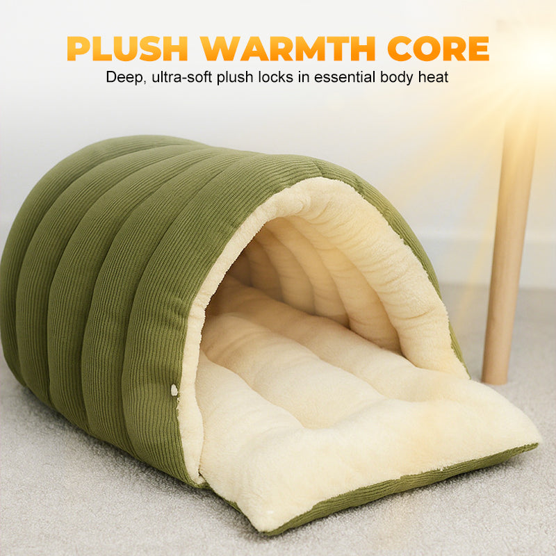Warmth Cozy Comfort  Plush Pet Cave
