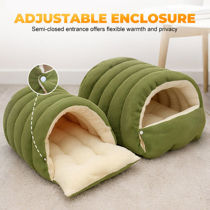 Warmth Cozy Comfort  Plush Pet Cave