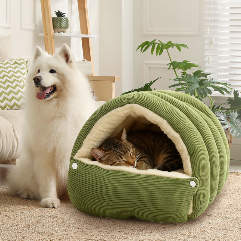 Warmth Cozy Comfort  Plush Pet Cave