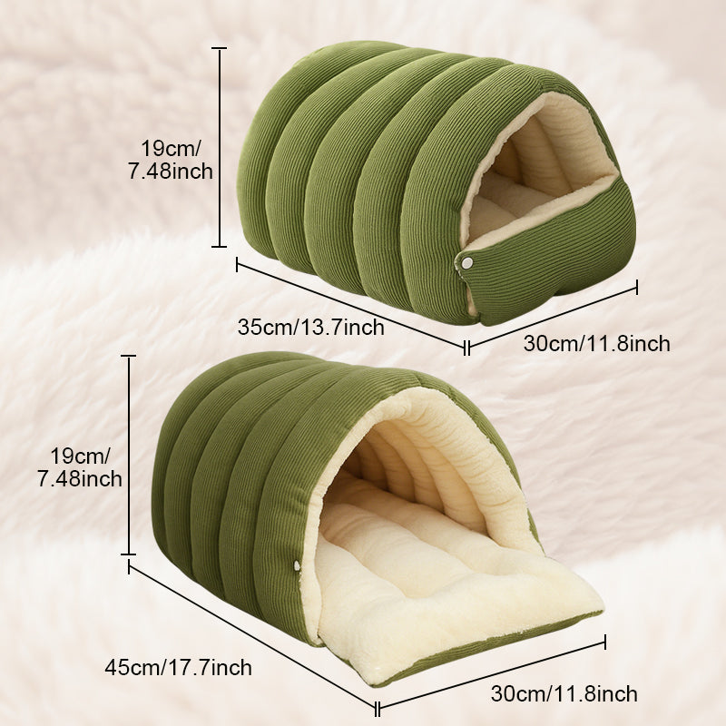 Warmth Cozy Comfort  Plush Pet Cave