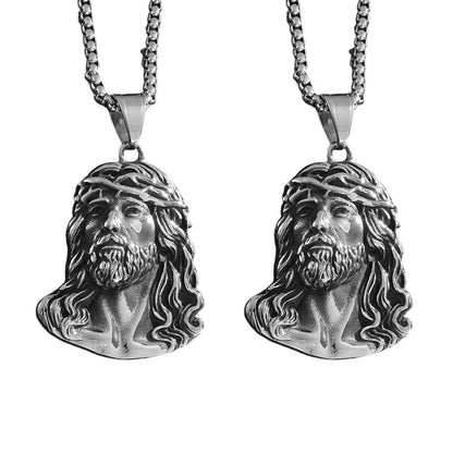 ✝️Best Gift✨Jesus Head Pendant Necklace