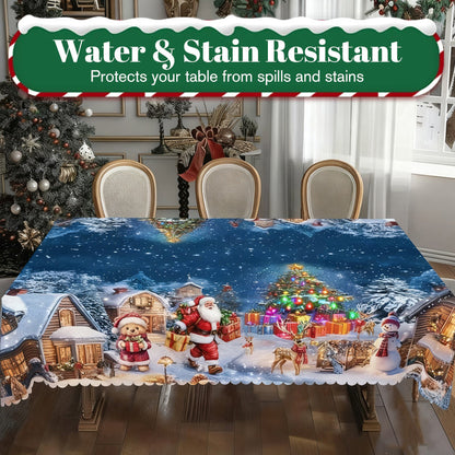 ✨Christmas Special 50% OFF!!🎁Stylish Christmas Printed Tablecloth🔥