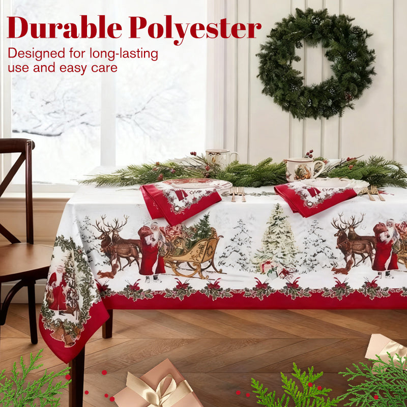 ✨Christmas Special 50% OFF!!🎁Stylish Christmas Printed Tablecloth🔥