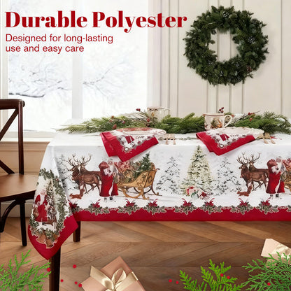 ✨Christmas Special 50% OFF!!🎁Stylish Christmas Printed Tablecloth🔥