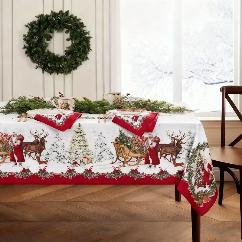 ✨Christmas Special 50% OFF!!🎁Stylish Christmas Printed Tablecloth🔥