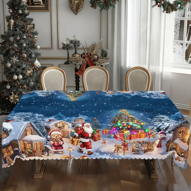 ✨Christmas Special 50% OFF!!🎁Stylish Christmas Printed Tablecloth🔥